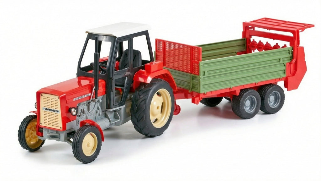 Zestaw: Traktor RC Ursus C360 + Rozrzutnik Obornika BRUDER