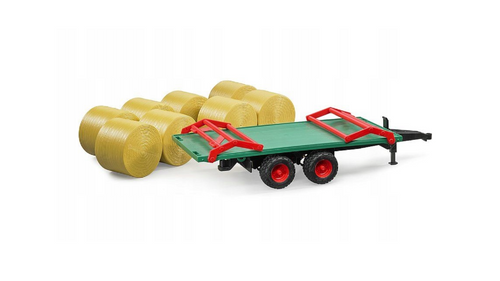 Zestaw: Traktor RC Ursus C360 + Przyczepa z balotami BRUDER