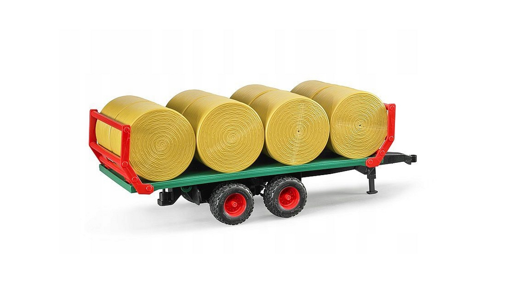 Zestaw: Traktor RC Ursus C360 + Przyczepa z balotami BRUDER